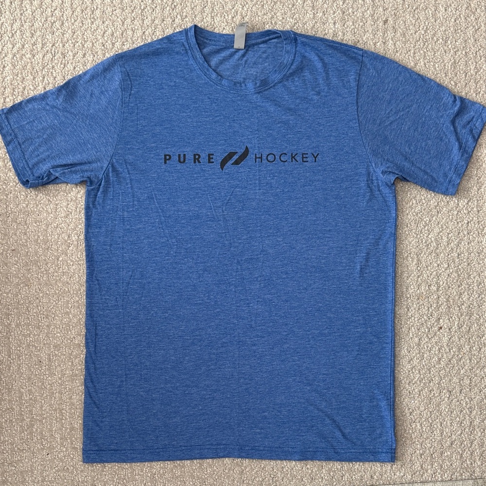 Blue Men's Short Sleeve Tee
